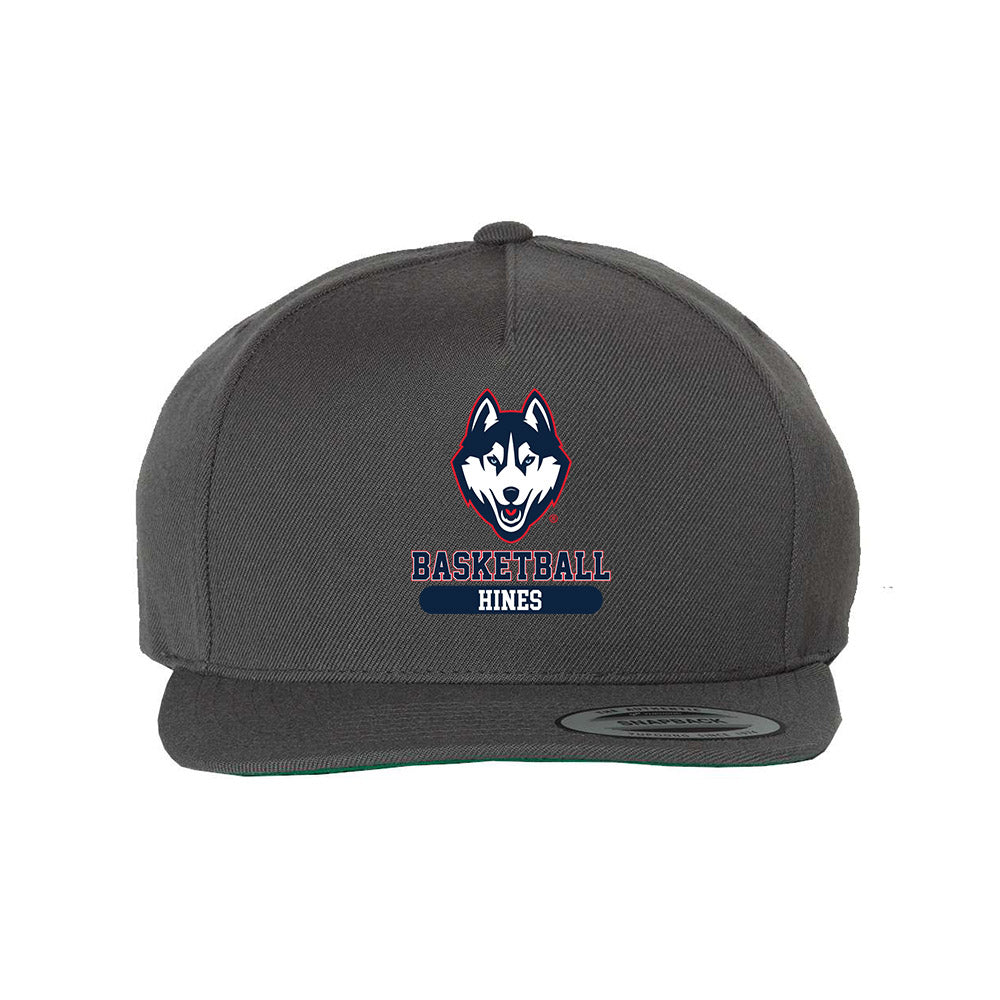 UConn - NCAA Men's Basketball : Na'Jai Hines - Snapback Hat-0