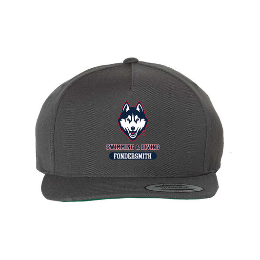 UConn - NCAA Women's Swimming & Diving : Julia Fondersmith - Snapback Hat-0