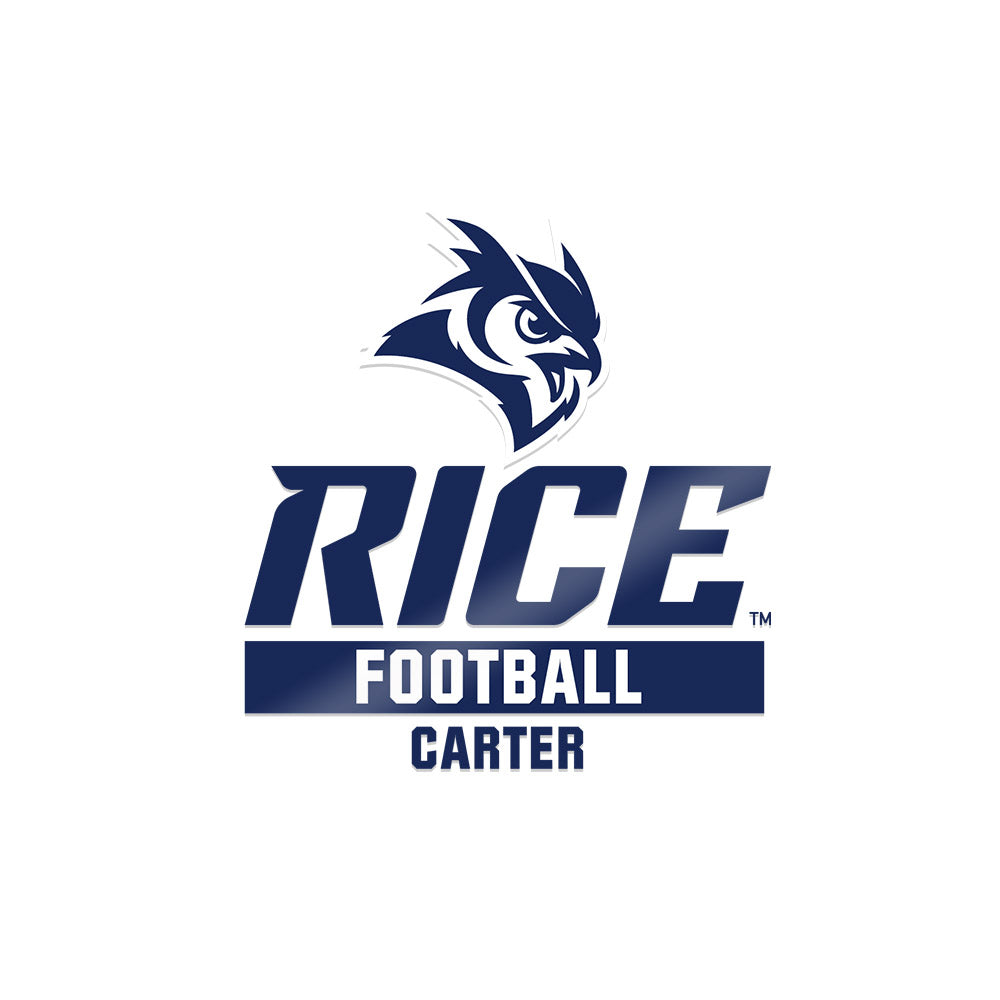 Rice - NCAA Football : Owen Carter - Sticker-0