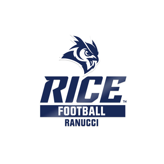 Rice - NCAA Football : Jackson Ranucci - Sticker-0