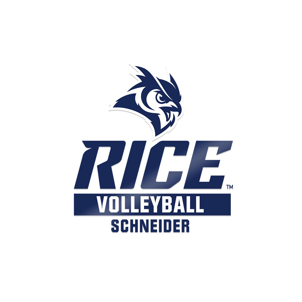 Rice - NCAA Women's Volleyball : Ellie Schneider - Sticker-0