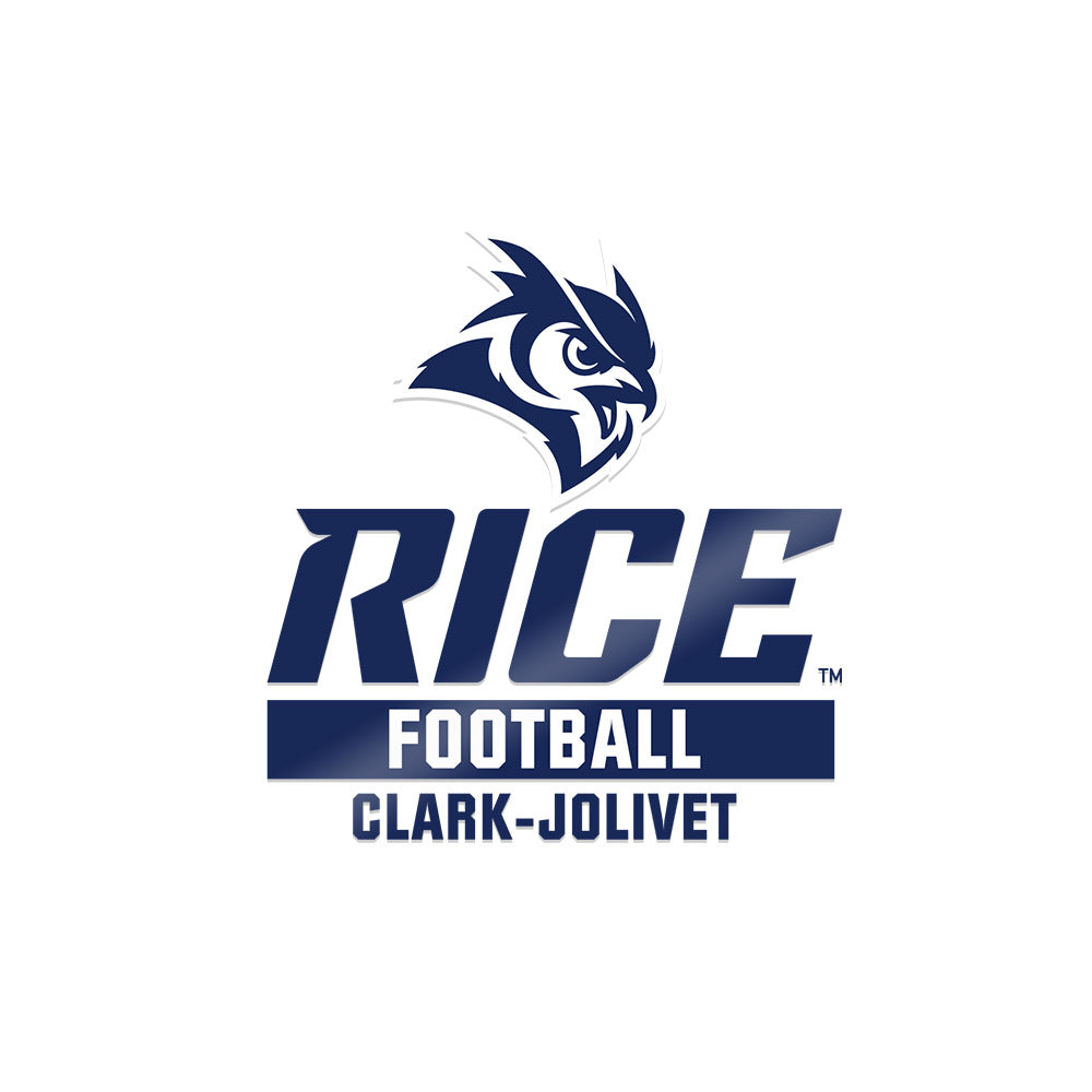 Rice - NCAA Football : Christopher Clark-Jolivet - Sticker-0