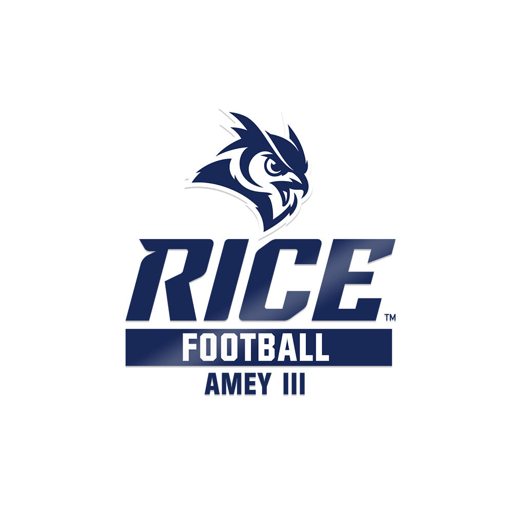 Rice - NCAA Football : Michael Amey III - Sticker-0