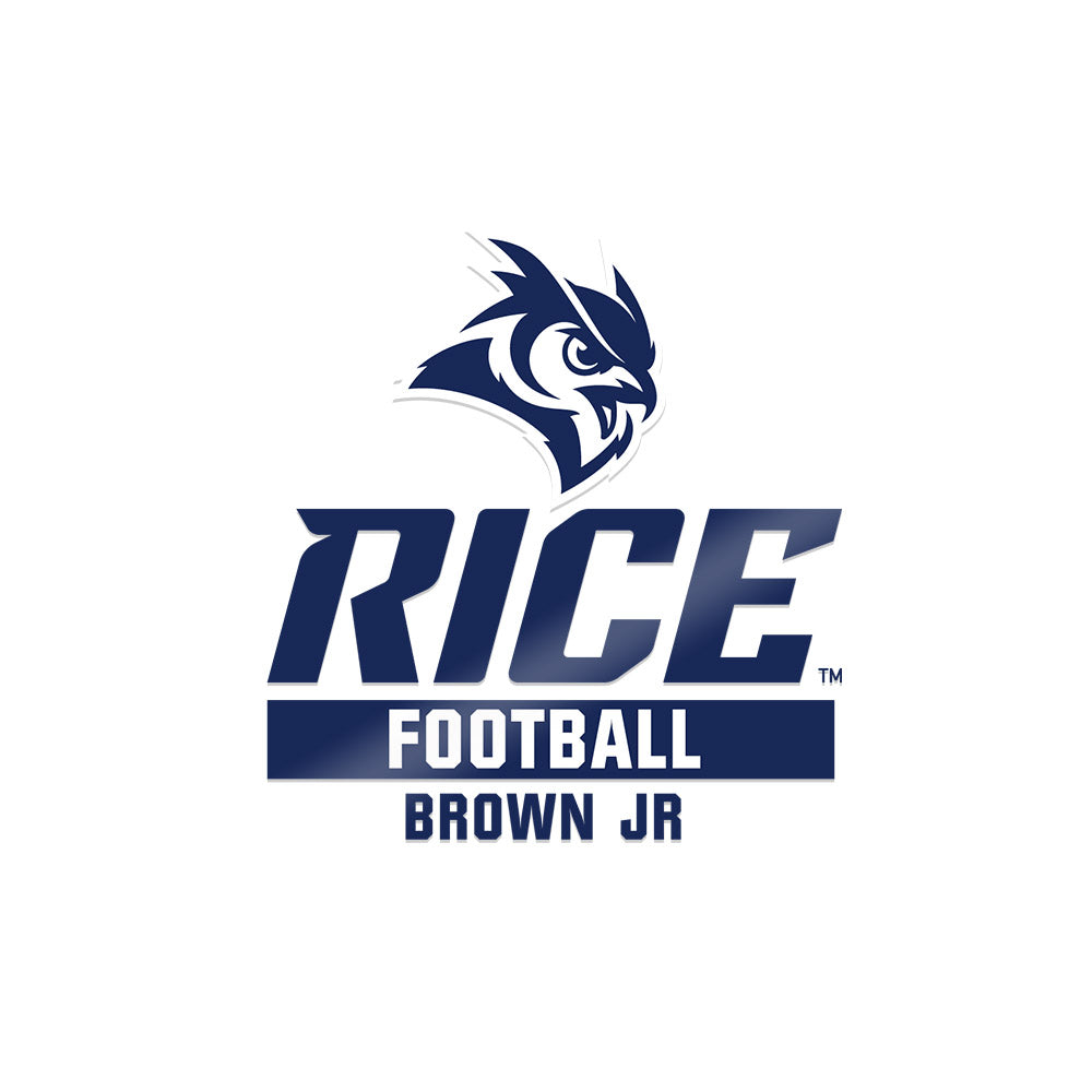 Rice - NCAA Football : Angelo Brown Jr - Sticker-0
