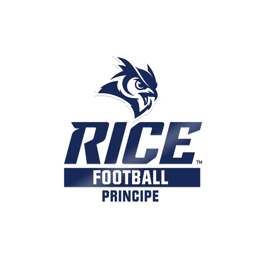 Rice - NCAA Football : Cole Principe - Sticker-0