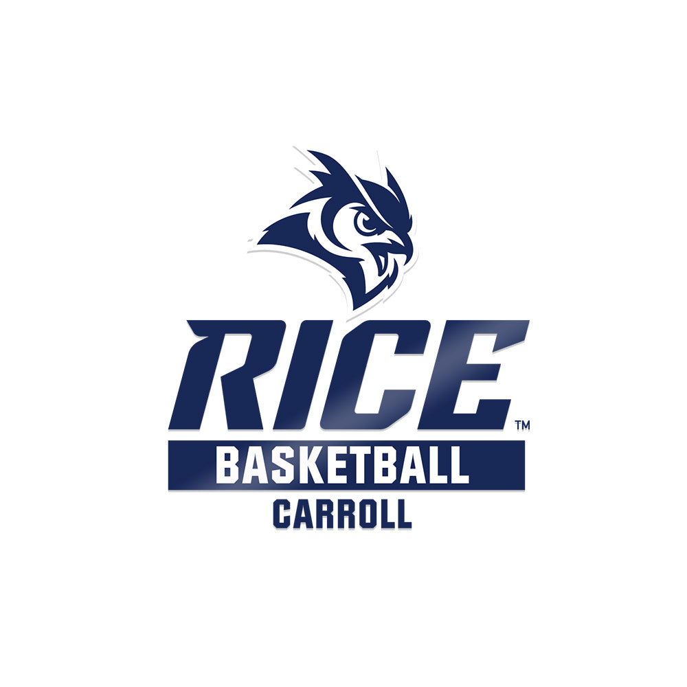 Rice - NCAA Men's Basketball : Cam Carroll - Sticker-0