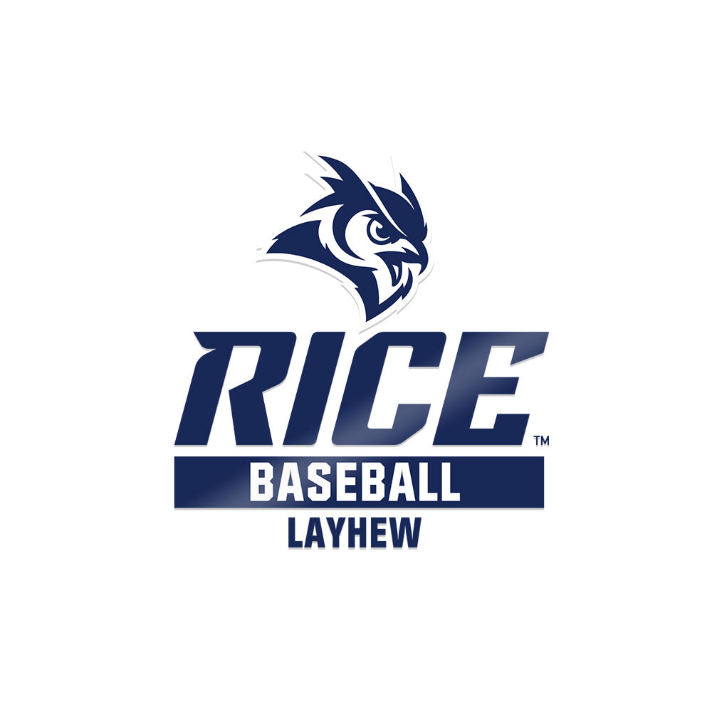 Rice - NCAA Baseball : LJ Layhew - Sticker-0