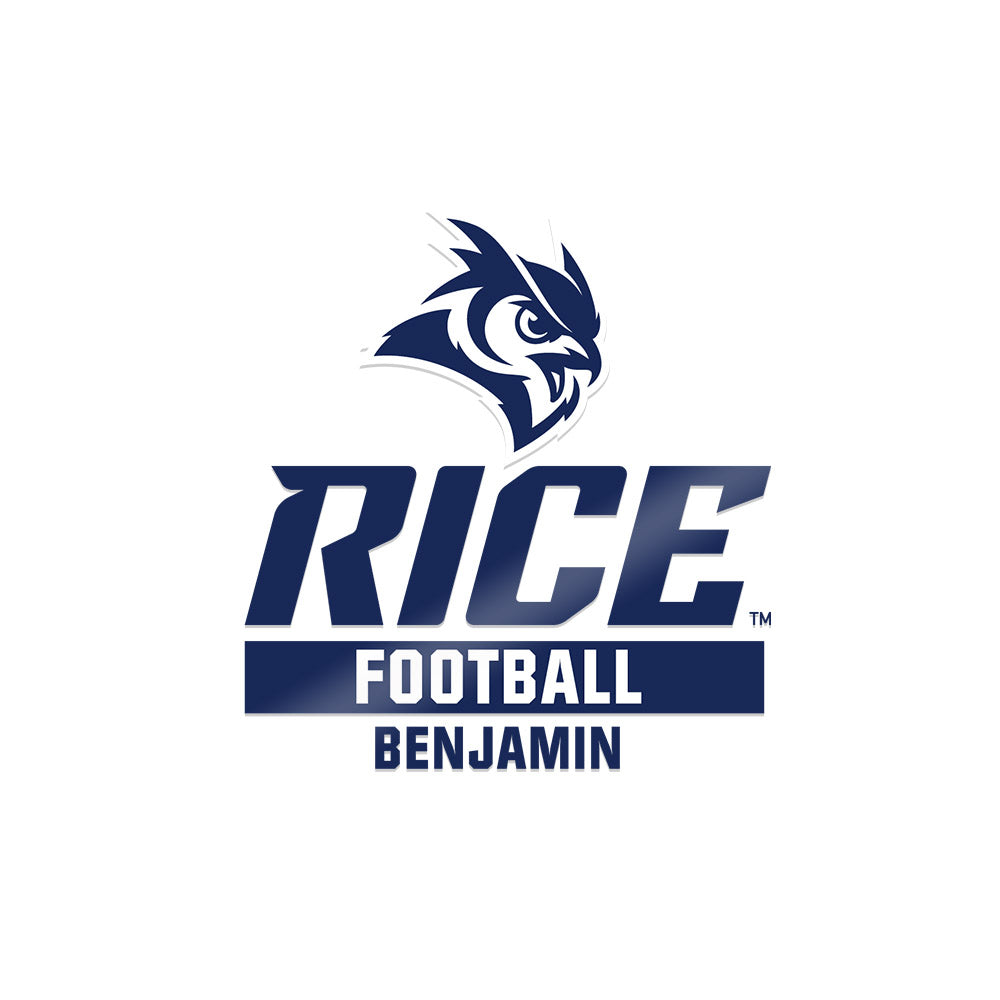 Rice - NCAA Football : Jamir Benjamin - Sticker-0
