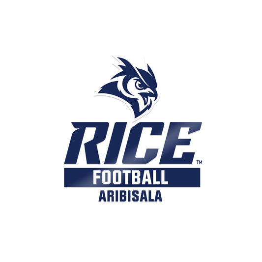 Rice - NCAA Football : Matthew Aribisala - Sticker-0