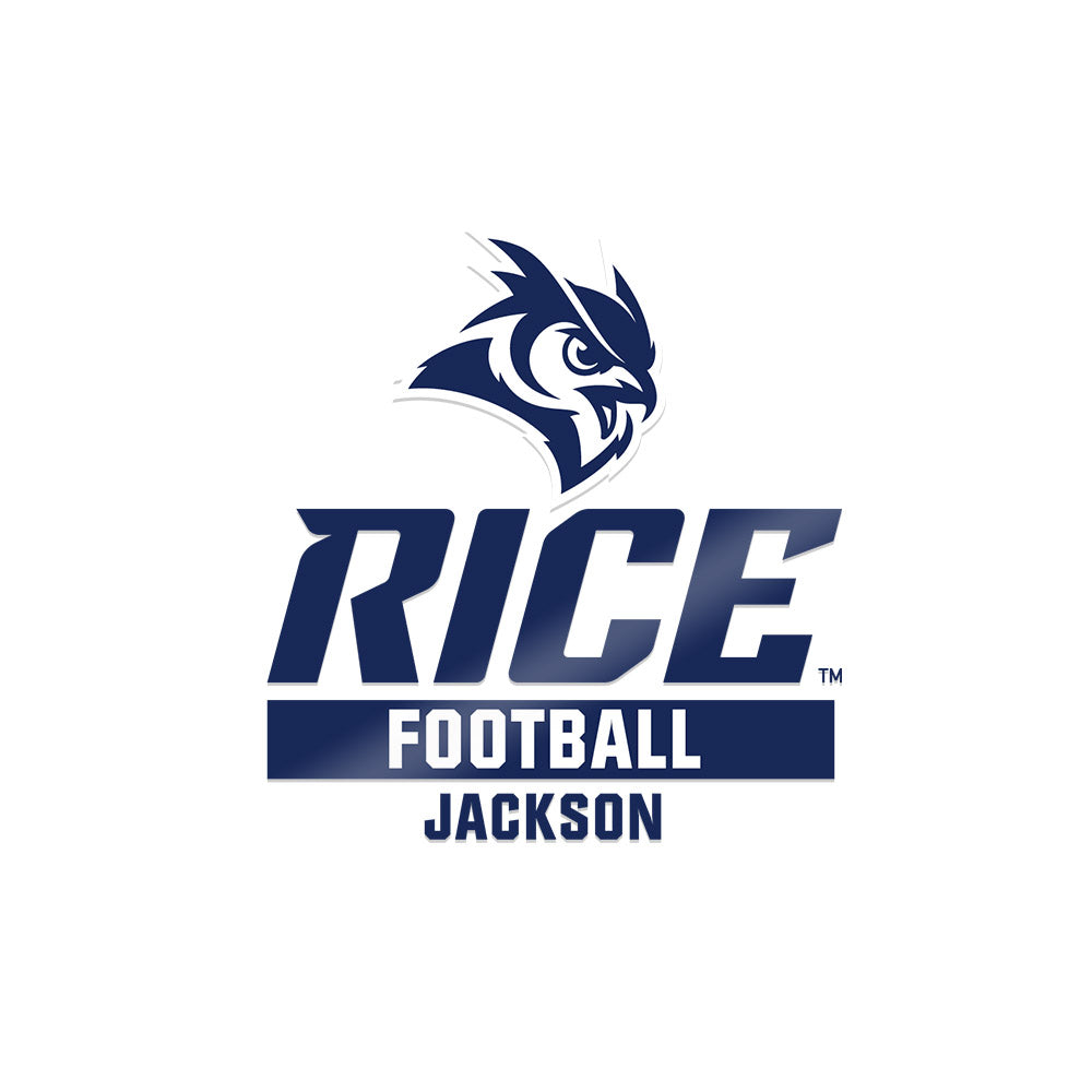 Rice - NCAA Football : Barry Jackson - Sticker-0