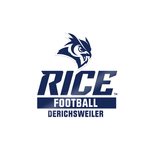 Rice - NCAA Football : Phoenix Derichsweiler - Sticker-0