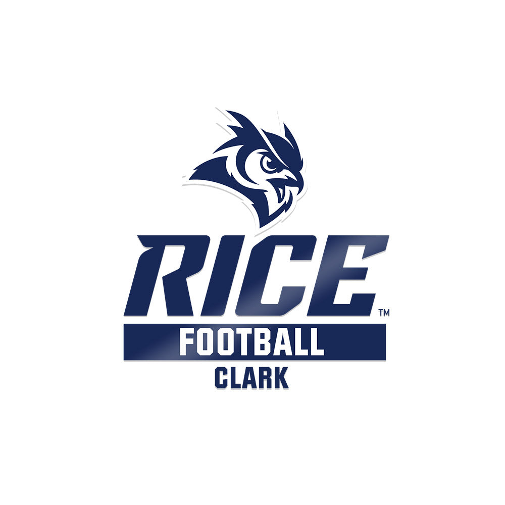 Rice - NCAA Football : Jordan Clark - Sticker-0