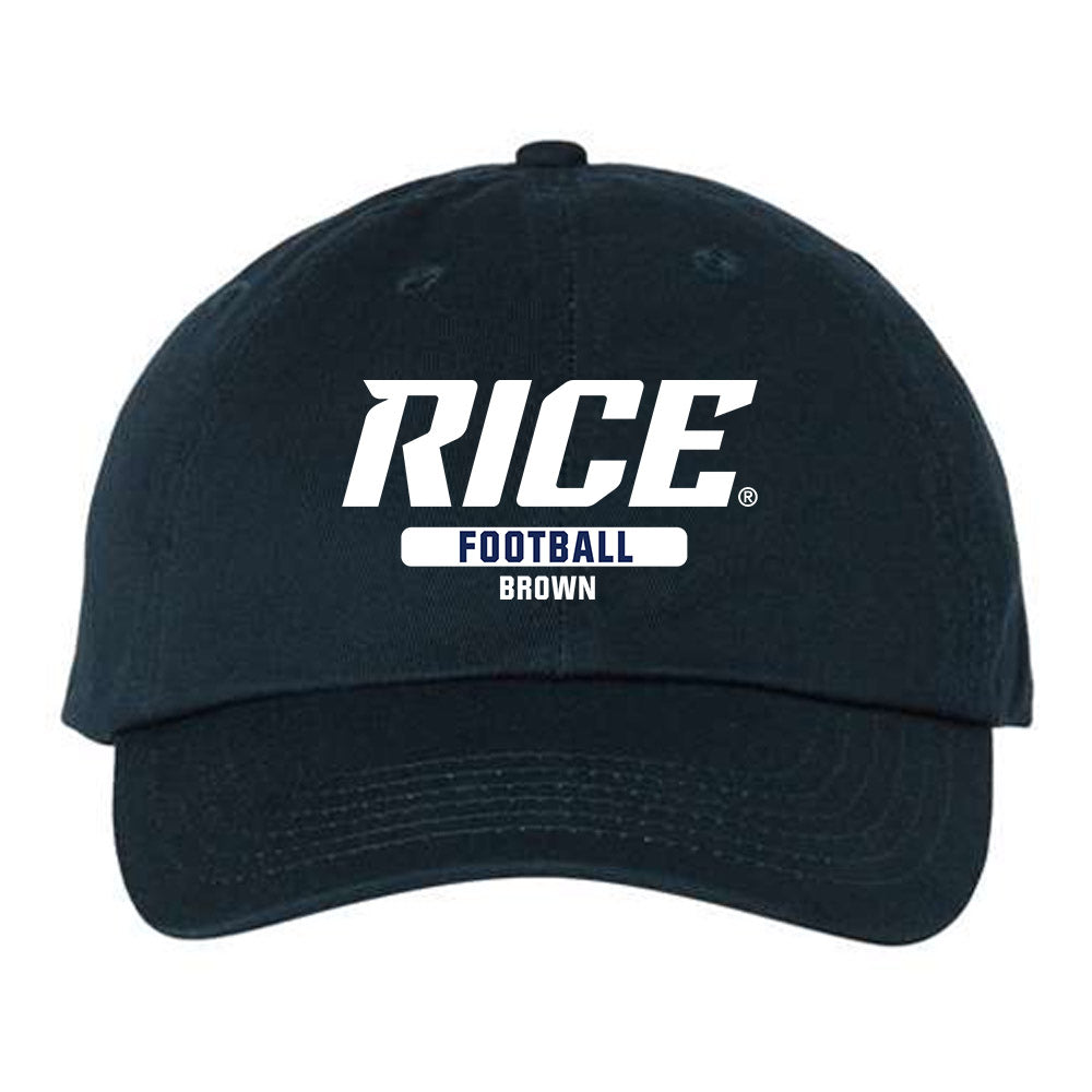 Rice - NCAA Football : Elijah Brown - Dad Hat-0