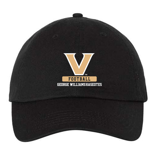 Vanderbilt - NCAA Football : George Williams-Haseotes - Dad Hat-0
