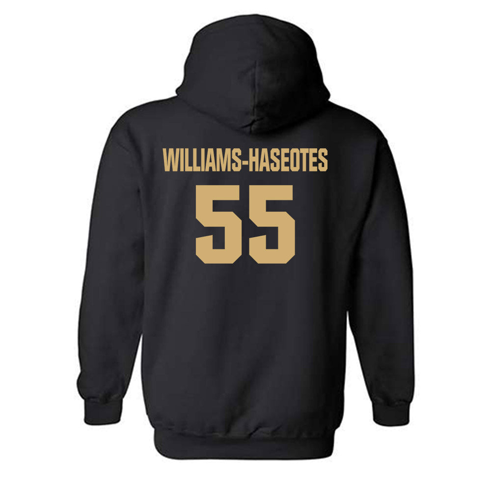 Vanderbilt - NCAA Football : George Williams-Haseotes - Sports Shersey Hooded Sweatshirt-1