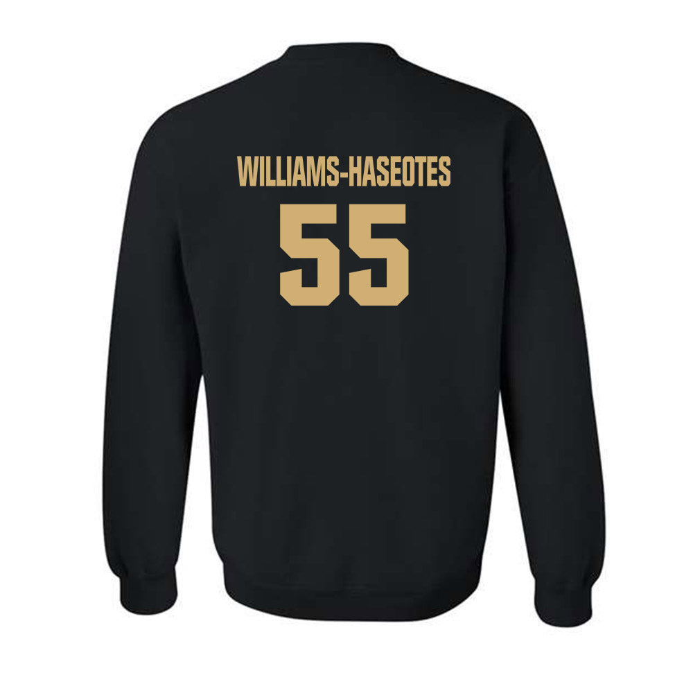 Vanderbilt - NCAA Football : George Williams-Haseotes - Sports Shersey Crewneck Sweatshirt-1