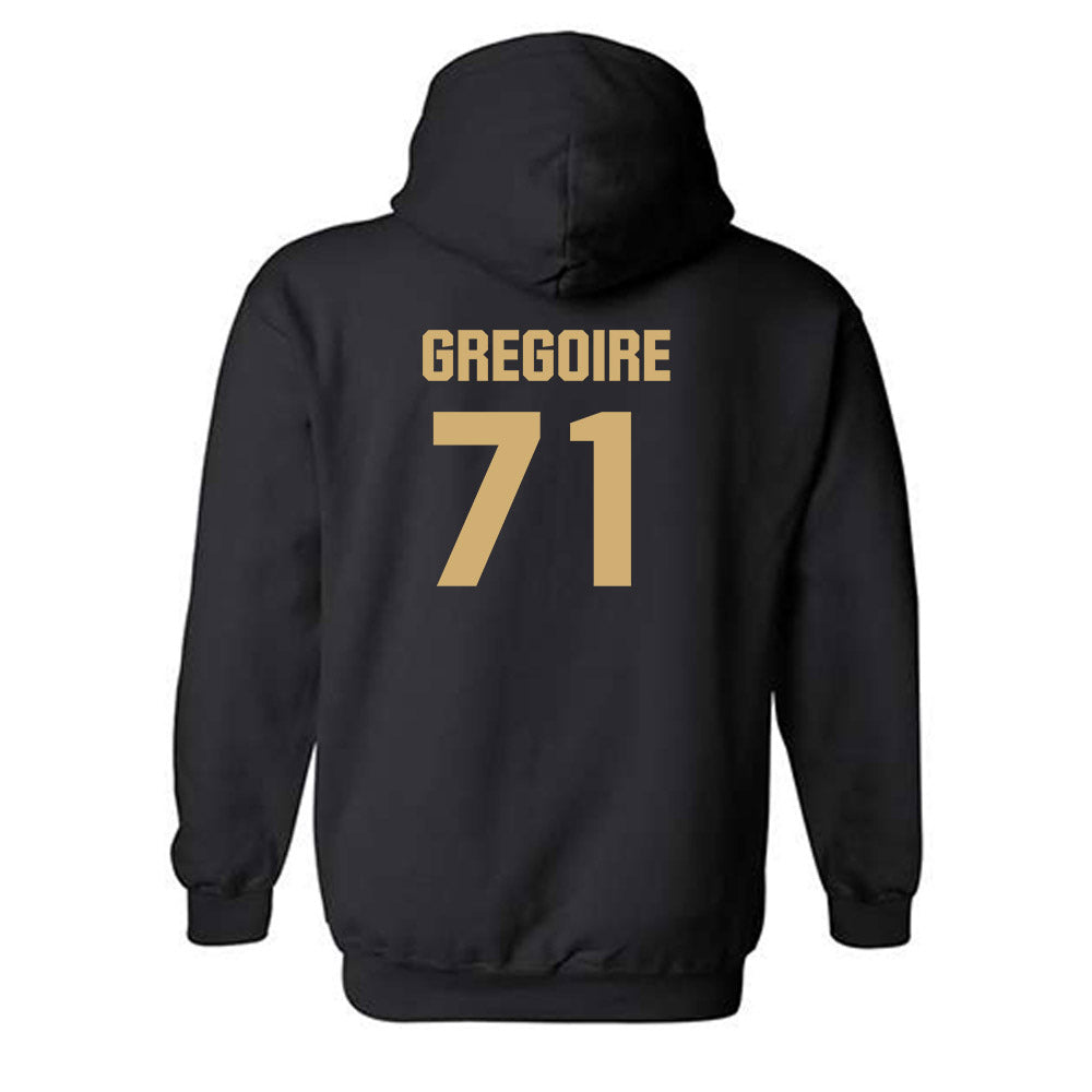 Vanderbilt - NCAA Football : Ted Gregoire - Sports Shersey Hooded Sweatshirt-1