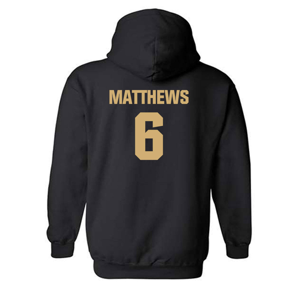 Vanderbilt - NCAA Football : Jordan Matthews - Sports Shersey Hooded Sweatshirt-1