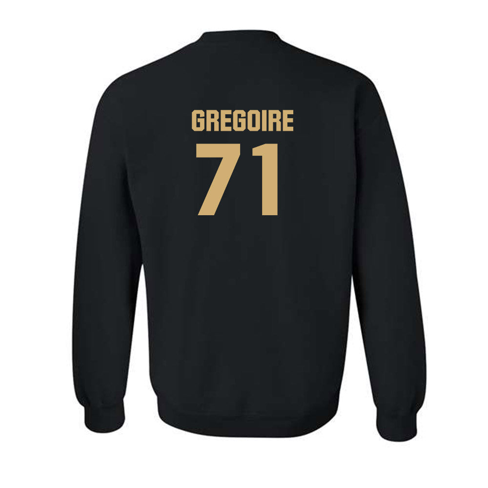 Vanderbilt - NCAA Football : Ted Gregoire - Sports Shersey Crewneck Sweatshirt-1