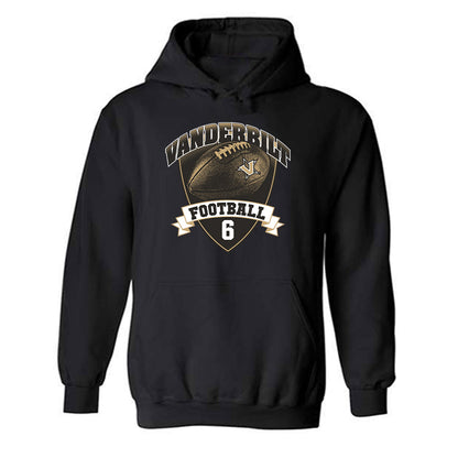 Vanderbilt - NCAA Football : Jacory Thomas - Sports Shersey Hooded Sweatshirt-0