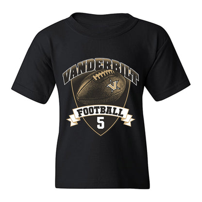 Vanderbilt - NCAA Football : Tristen Brown - Sports Shersey Youth T-Shirt-0