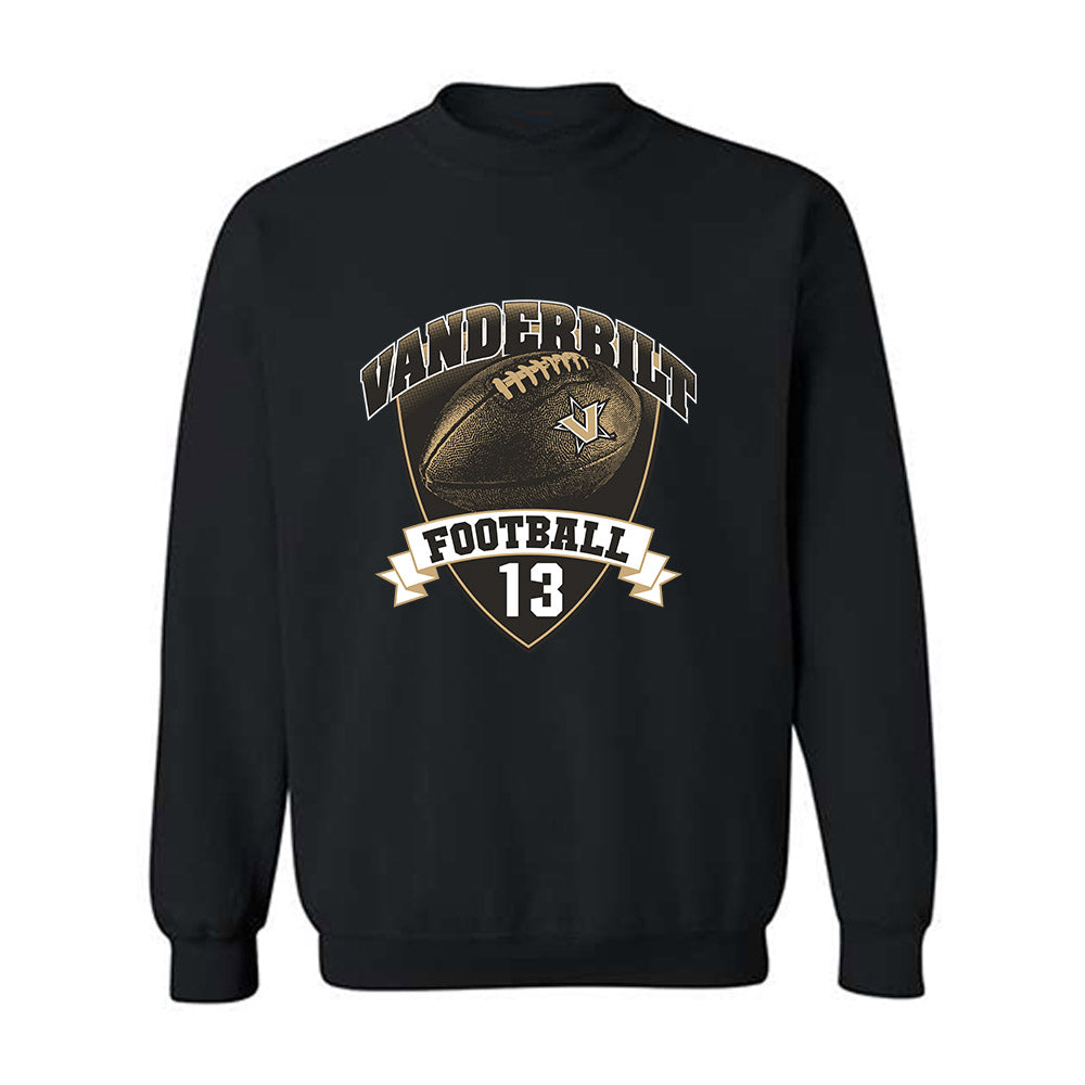 Vanderbilt - NCAA Football : Kayleb barnett - Sports Shersey Crewneck Sweatshirt-0