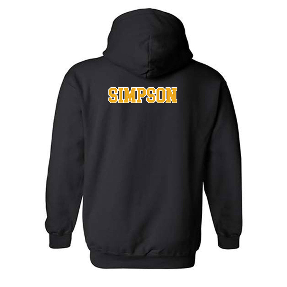 Missouri - NCAA Football : Donta Simpson - Sports Shersey Hooded Sweatshirt-1