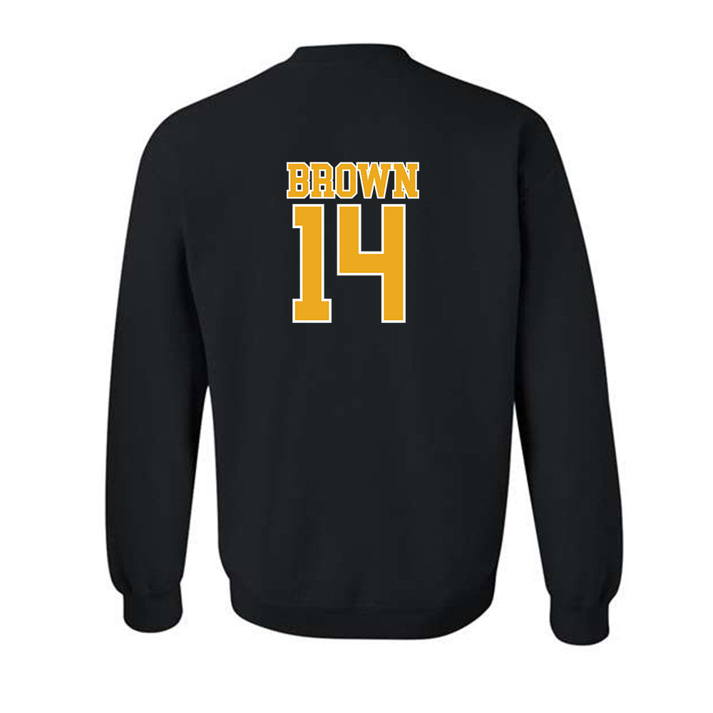 Missouri - NCAA Football : Brett Brown - Sports Shersey Crewneck Sweatshirt-1
