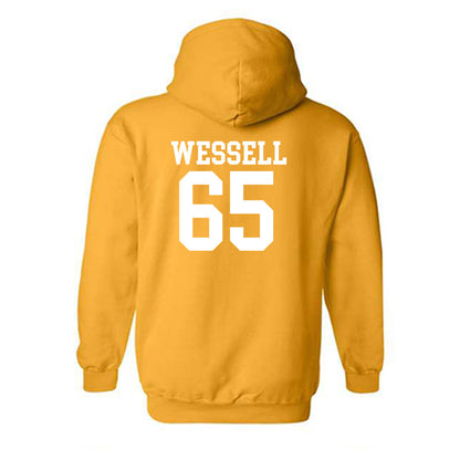 Missouri - NCAA Football : Brysen Wessell - Sports Shersey Hooded Sweatshirt-1
