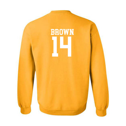 Missouri - NCAA Football : Brett Brown - Sports Shersey Crewneck Sweatshirt-1