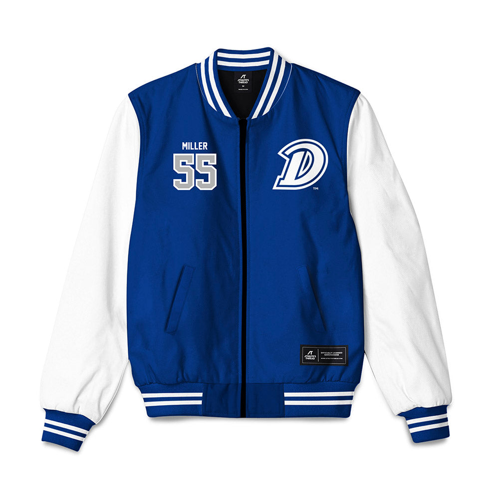 Drake - NCAA Football : Hudson Miller - Bomber Jacket-0