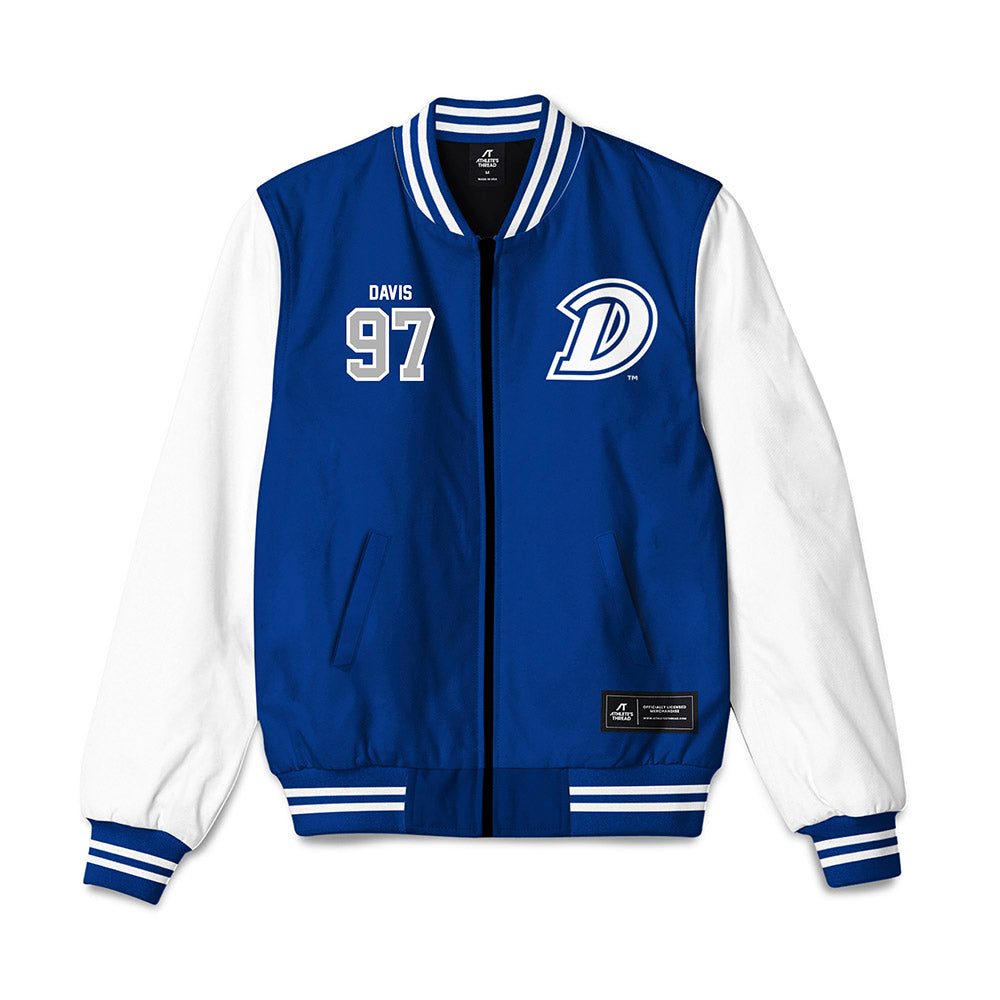 Drake - NCAA Football : Devyn Davis - Bomber Jacket-0