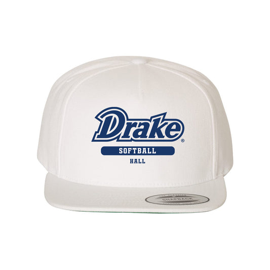 Drake - NCAA Softball : Pearson Hall - Snapback Hat-0
