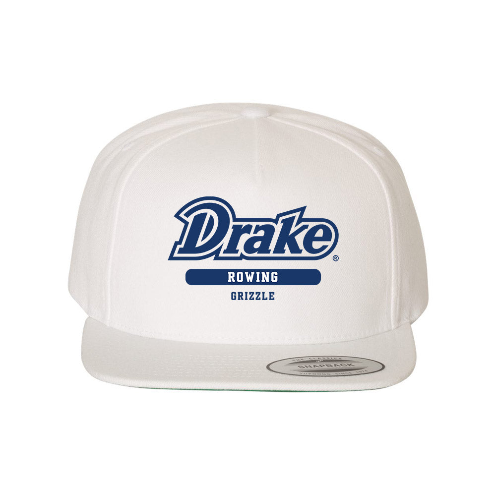 Drake - NCAA Women's Rowing : Lucy Grizzle - Snapback Hat-0