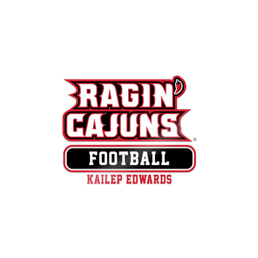 Louisiana - NCAA Football : kailep Edwards - Sticker-0