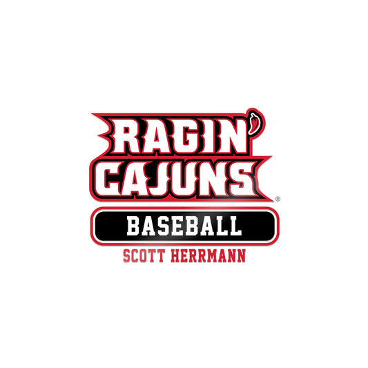 Louisiana - NCAA Baseball : Scott Herrmann - Sticker-0