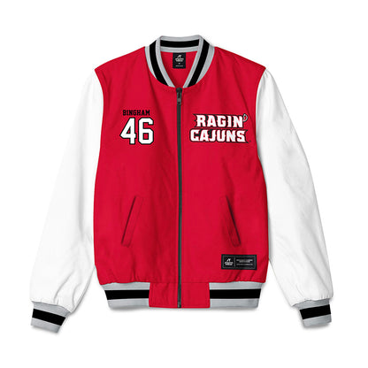 Louisiana - NCAA Football : Roderick Bingham - Bomber Jacket-0