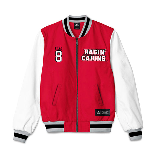 Louisiana - NCAA Men's Basketball : Karris Bilal - Bomber Jacket-0