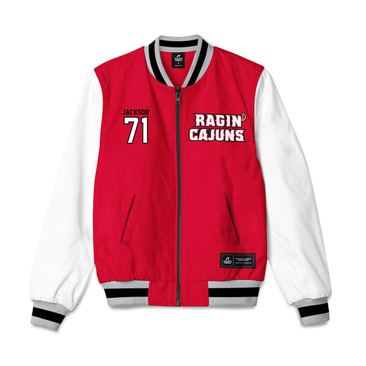 Louisiana - NCAA Football : George Jackson - Bomber Jacket