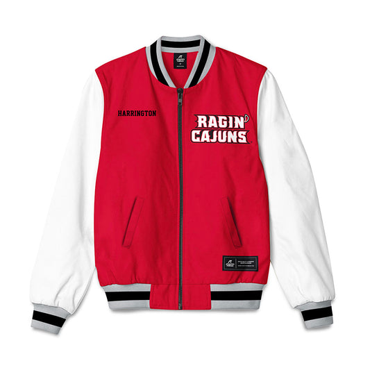 Louisiana - NCAA Softball : Zoe' Harrington - Bomber Jacket-0