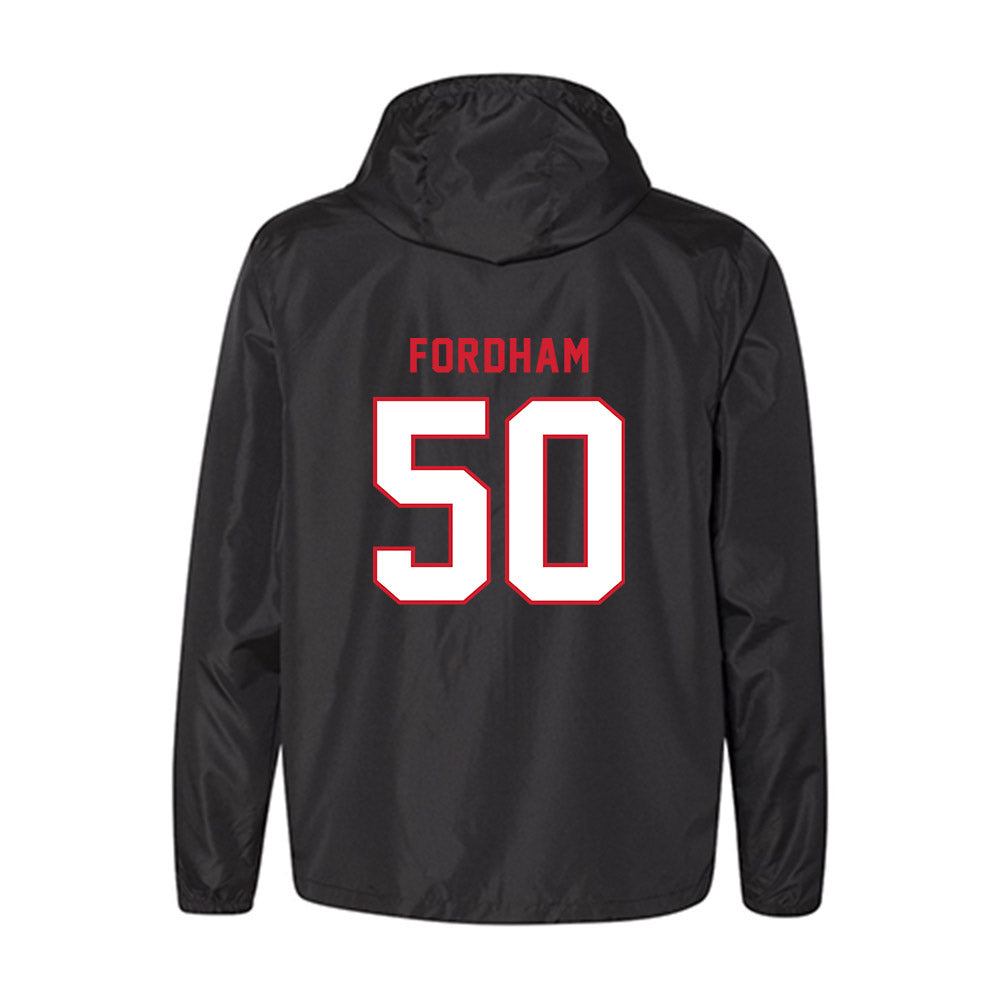 Louisiana - NCAA Football : Cooper Fordham - Windbreaker-1