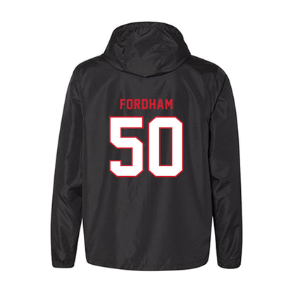 Louisiana - NCAA Football : Cooper Fordham - Windbreaker-1
