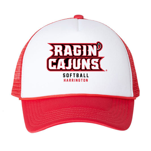 Louisiana - NCAA Softball : Zoe' Harrington - Trucker Hat-0