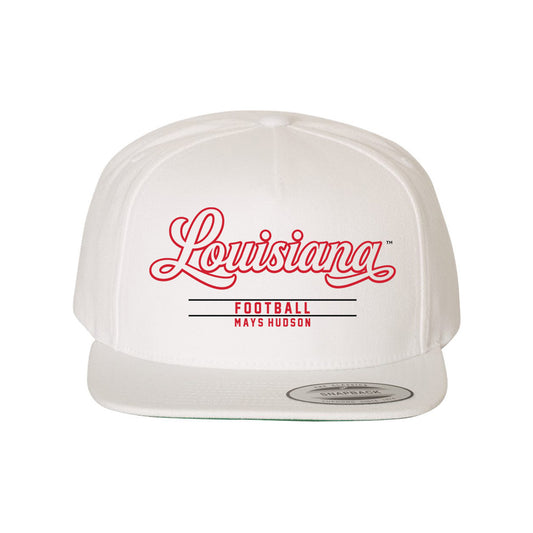 Louisiana - NCAA Football : Jaivale Mays-Hudson - Snapback Hat-0