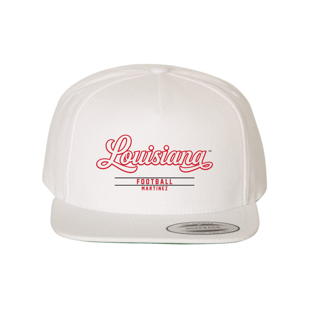 Louisiana - NCAA Football : Andrew Martinez - Snapback Hat
