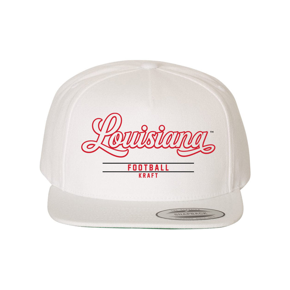 Louisiana - NCAA Football : Carson Kraft - Snapback Hat-0