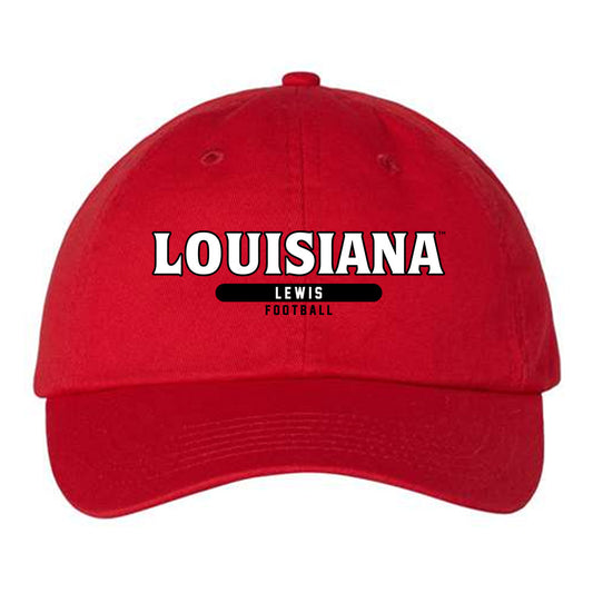 Louisiana - NCAA Football : Jayden Lewis - Dad Hat-0