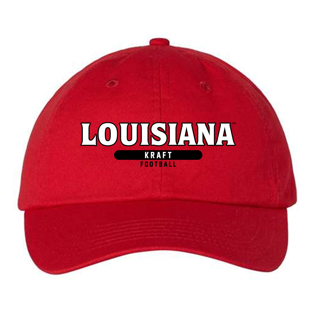 Louisiana - NCAA Football : Carson Kraft - Dad Hat-0
