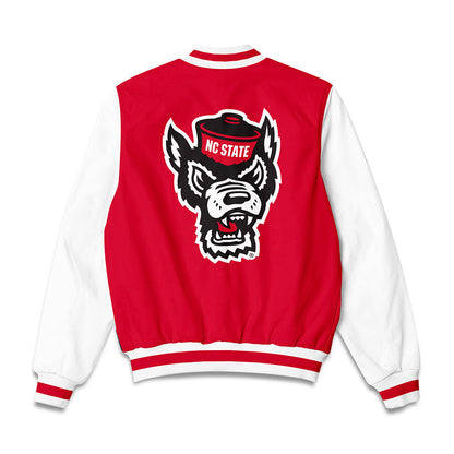 NC State - NCAA Football : teddy hoffmann - Bomber Jacket-1