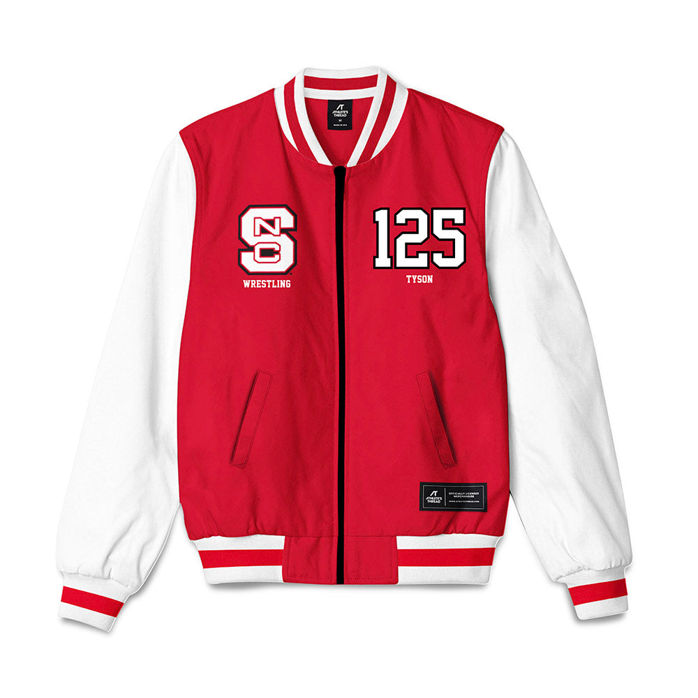 NC State - NCAA Wrestling : Marcus Tyson - Bomber Jacket-0